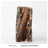 Wabi-Sabi Elegance: Vintage-Inspired Glazed Ceramic Vase