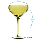 Verdant Bloom Floral Glassware