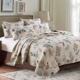 Pure Cotton Summer Cooling Duvet Airable Cover Bed Three-piece Set