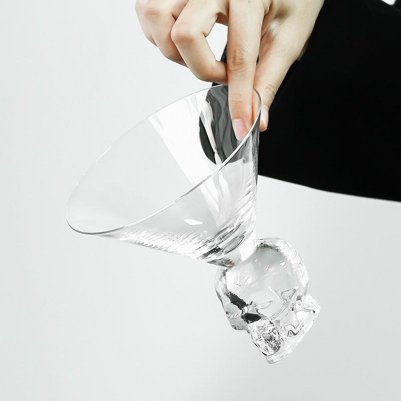 Skull Elegance Cocktail Glass Set – Modern Luxury Design