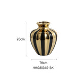 Light luxury ceramic jars creative living room vases flower arrangements ceramic jars dining table decorations handicrafts