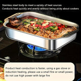 [Heavy Duty Baking Pans] 1/2/3pcs Extra Large Heavy Duty Stainless Steel Baking Pans with Lids | Non-Stick, Thick Rectangular Oven Trays for Desserts, Bread, Seafood, BBQs, Buffet Serving - Spacious Design, Nonstick Surface Julia M LifeStyles