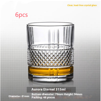 Whiskey Shot Crystal Set – Premium Thickened Glassware Collection