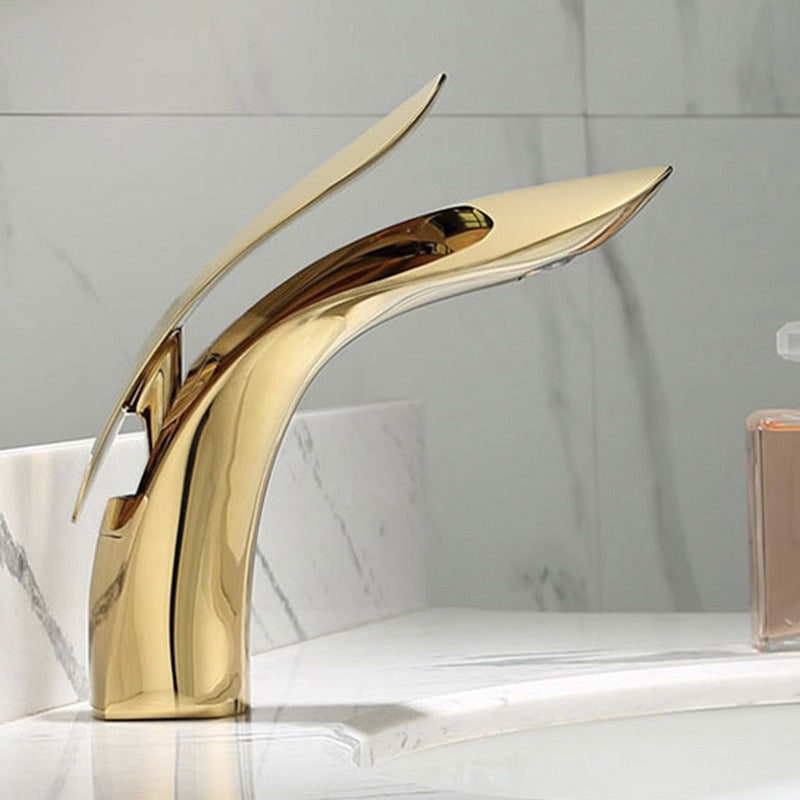 Brass internet celebrity rose gold creative personalized washbasin bathroom washbasin hot and cold - Julia M LifeStyles