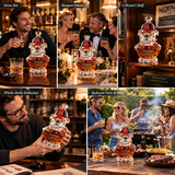 Sculptural Glass Spirits Decanter