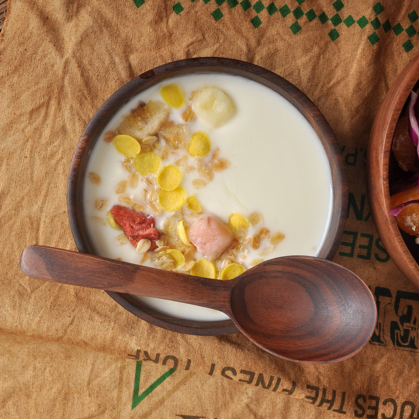Wooden Bowl, Raw Wood Plate, Solid Wood Plate, Tableware, Salad Bowl, Wooden Fruit Plate, Dried Fruit, Shallow Mouth Bowl eprolo