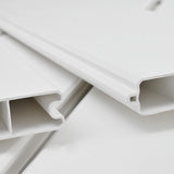 Privacy Fence Panels 6ft.H x 6ft.W WHITE Vinyl Full set of 2 Pcs