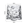 Hand drawn rotating glass cups multiple multi-purpose whiskey glasses rotating glass cups