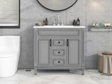 36'' Bathroom Vanity with Top Sink