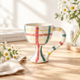 Miro Patterned Porcelain Goblet