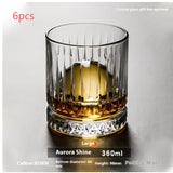 Whiskey Shot Crystal Set – Premium Thickened Glassware Collection