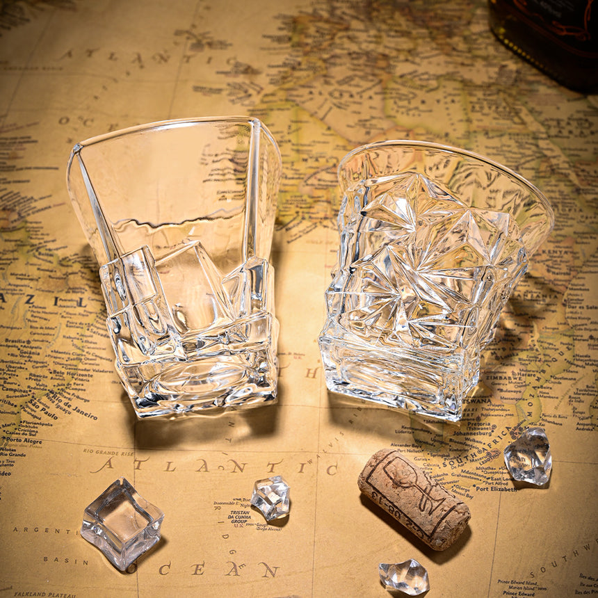 Whiskey Shot Crystal Set – Premium Thickened Glassware Collection