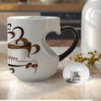 Heart-Shaped Handle Color Changing Ceramic Mug 11Oz Julia M LifeStyles