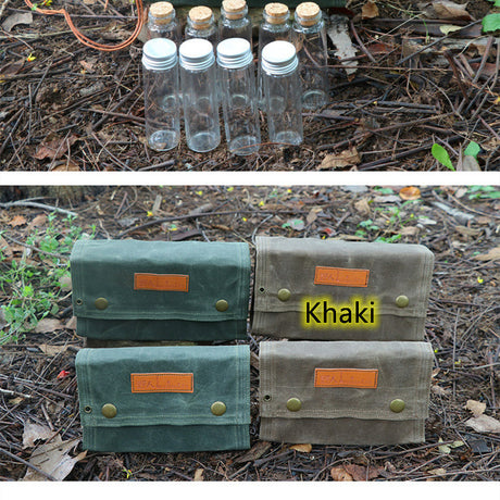 Outdoor Camping Glass Seasoning Bottle Portable Set - Julia M LifeStyles