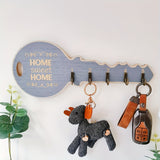 1pc Retro Key Hook Wall Shelves - Floating Decor for Entryway, Aesthetic Room Accent, Space-Saving Kitchen & Bathroom Organizer, Vintage-Style Home Accessories