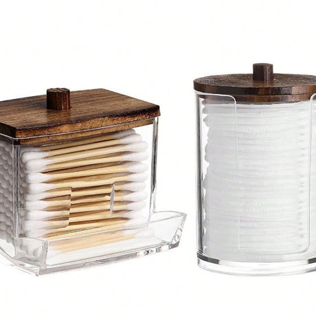 Cotton Pad Organizer Set Floss Box Toothpick Box