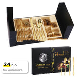 Luxurious Stainless Steel Tableware Gift Box Set
