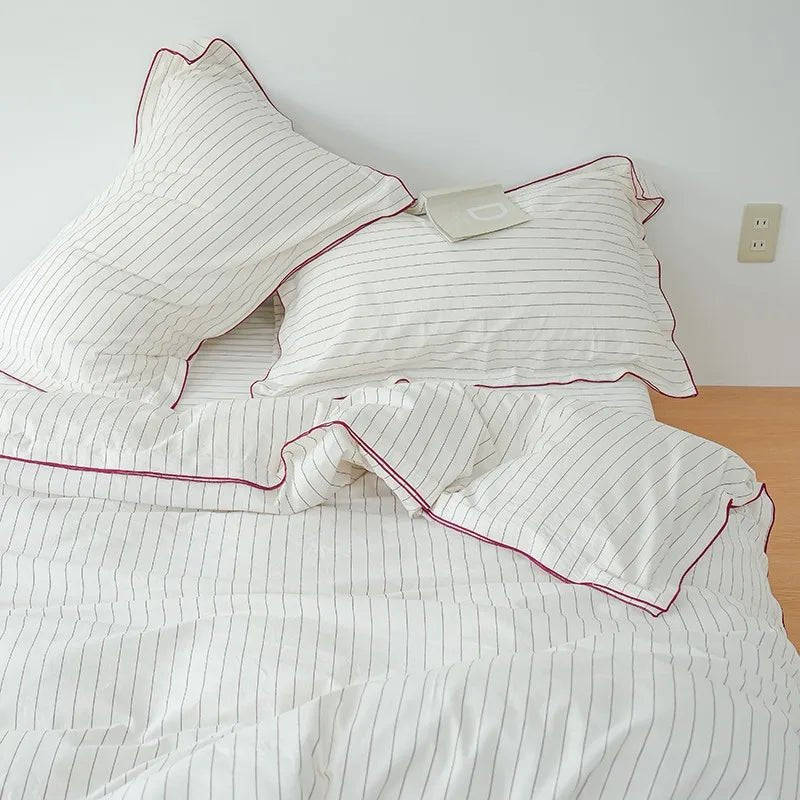 Luxury 100% Cotton Duvet Cover Set with Soft Texture & Pillowcases - Julia M LifeStyles