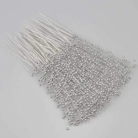 10/50pcs Bunch String Pearl Sticks Bridal Bouquets White Beaded Handmade Flower Stem Beads Wedding Party Decor Christmas Gift 10/50pcs Bunch String Pearl Sticks Bridal Bouquets White Beaded Handmade Flower Stem Beads Wedding Party Decor Christmas Gift 1005003738417088-A-10PCS 25