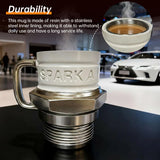 Start Your Engine Spark Plug Mug - Julia M LifeStyles