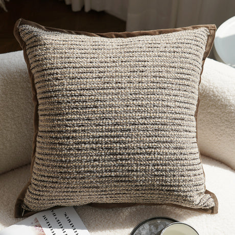 Maillard Brown Luxe Throw Pillow