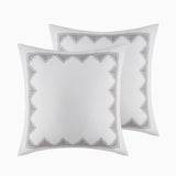 Imani Full/Queen Cotton Printed Duvet Cover Set With Chenille