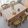 Linen Ethnic Style Linen Washable Tablecloth Pastoral Style Tablecloth Rectangular Table Flag Table Mat Tea Table Tablecloth