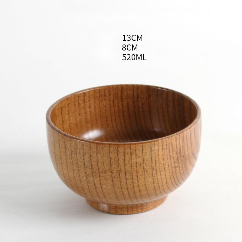 Elegantly Crafted Japanese Jujube Wooden Bowl