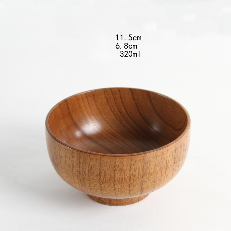 Elegantly Crafted Japanese Jujube Wooden Bowl