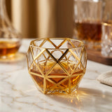 Gilded Hour Whiskey Glass