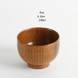 Elegantly Crafted Japanese Jujube Wooden Bowl