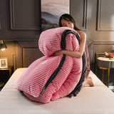 Velvet Elegance Four-Piece Duvet Cover Set