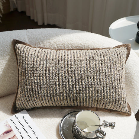 Maillard Brown Luxe Throw Pillow