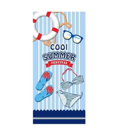 Ice Cream Printed Large Beach Towels