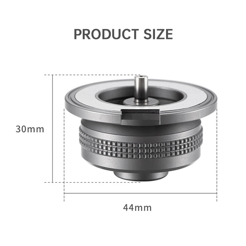 Magnetic Iso Gas to Bhutan Gas Burner Conversion Adapter
