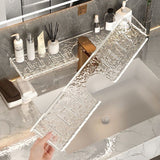 Bathroom Towel Rack - Wall Mounted No Drill Adhesive Single Bar Holder