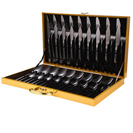 36-Piece Stainless Steel Steak Knife and Fork Set - Elegance Redefined