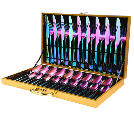 36-Piece Stainless Steel Steak Knife and Fork Set - Elegance Redefined