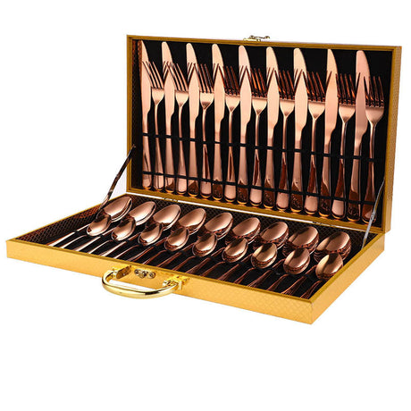 36-Piece Stainless Steel Steak Knife and Fork Set - Elegance Redefined