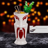 350ml-700ml Ceramic Tiki Mug Creative Porcelain Beer Wine Mug Cup