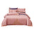 Blue Embroidered Cotton Matte 4-piece Set Julia M Home & Kitchen