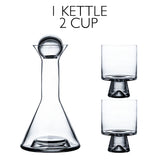 European-Style Crystal Glass Electroplating Rose Gold Water Jug American Decanter Wine Set - Julia M LifeStyles
