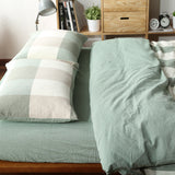 Washed Cotton Four-piece bedding Checked set