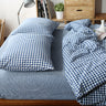 Washed Cotton Four-piece bedding Checked set