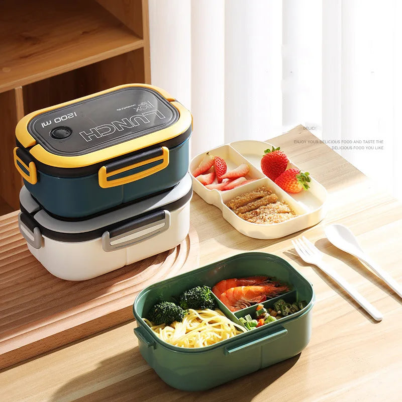 Lunch Box For Kids Compartments Microwae Bento Lunchbox Children Kid School Outdoor Camping Picnic Food Container Portable - Julia M LifeStyles