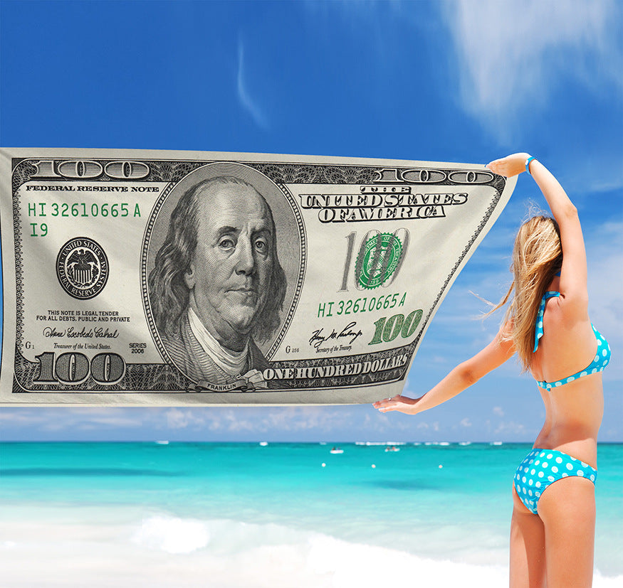Ice Cream Printed Large Beach Towels