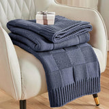 Retro Ethnic Geometric Pattern Washable Blanket 130x160