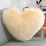 Heart-Shaped Long Plush Fluffy Cushion Cover - Julia M LifeStyles