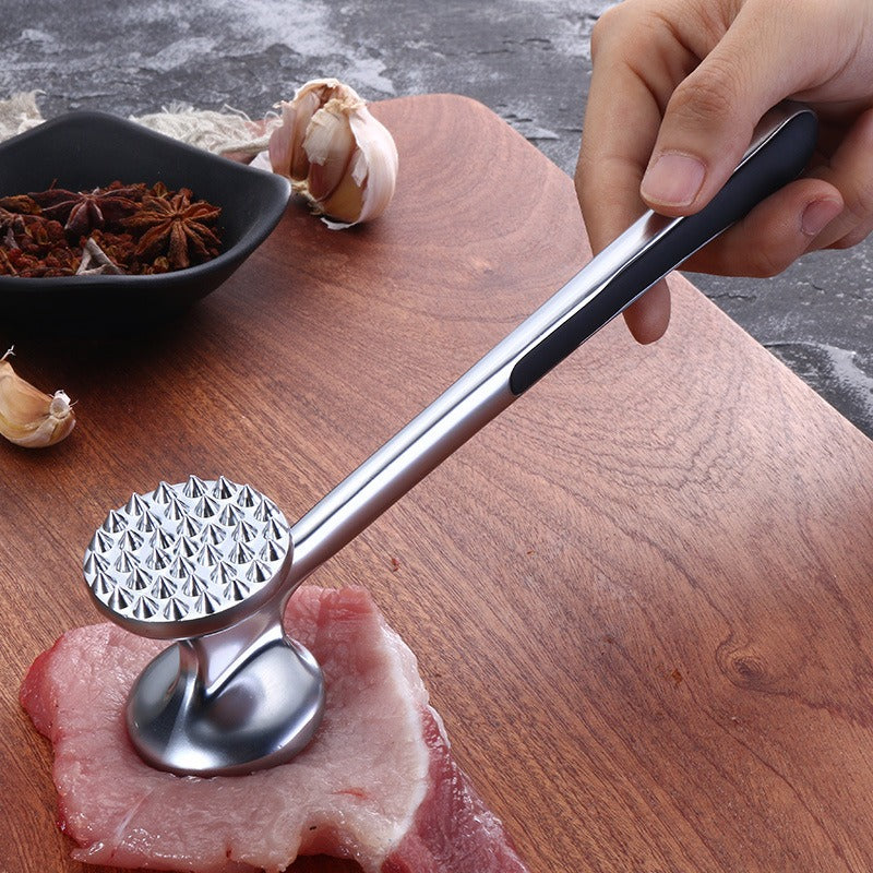 Zinc Alloy Meat Hammer Loose Meat Hammer Pork Steak Hammer Meat Fluffy Tender Meat Mince Hammer Creative Kitchen Tools