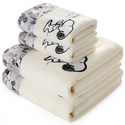 Thicken Gift Beach Towel Microfiber Towel – Ultra-Soft Luxury in White